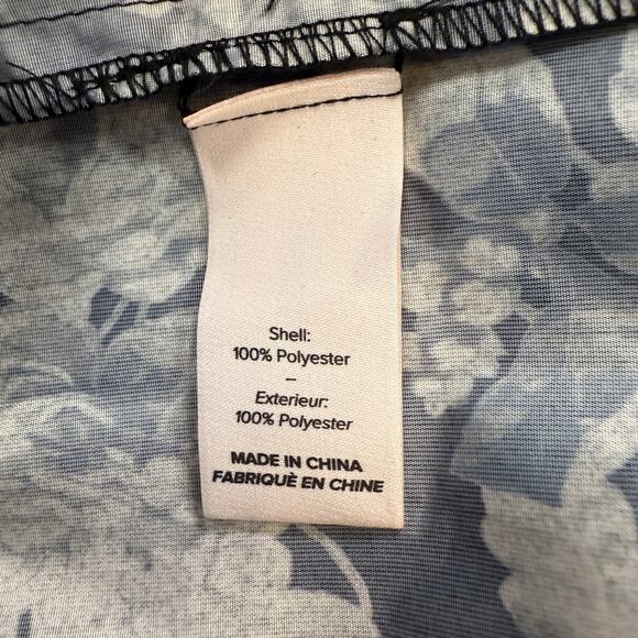 Women's Cinq a Sept Black and Cream Floral Smocked Dress Size 6 - Picture 4 of 10